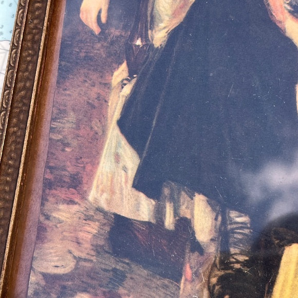 Vintage Grandma's Girl Normal Rockwell Framed Print - Picture 4 of 6